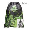 Polyester-Kordelzugbeutel mit PU-Ecken blau | 33 x 44 cm | ohne Werbeanbringung