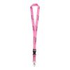 Nylon Schlüsselband PMS Wunschfarbe | ohne Werbeanbringung | 10 mm | Ovaler Karabiner | Kunststoff-Verschluss | Ohne Safetyclip | Ausweishülle hoch