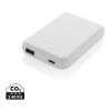Stellar 5.000mAh 5W magnetische Powerbank aus RCS rec. ABS weiß | ohne Werbeanbringung | Nicht verfügbar | Nicht verfügbar