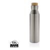 Gaia Vakuumflasche aus RCS recyceltem Stainless-Steel silber | ohne Werbeanbringung | Nicht verfügbar | Nicht verfügbar