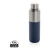 Fluid Flasche aus RCS-zertifiziert recyceltem Stahl, 600ml navy blau | ohne Werbeanbringung | Nicht verfügbar | Nicht verfügbar