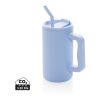 Cube Becher aus RCS recyceltem Stahl 800ml hellblau | ohne Werbeanbringung | Nicht verfügbar | Nicht verfügbar