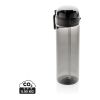 Sip'nLock RCS rPET auslaufsichere Sport-Trinkflasche 800ml schwarz | ohne Werbeanbringung | Nicht verfügbar | Nicht verfügbar