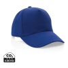 Impact 5 Panel Kappe aus 280gr rCotton mit AWARE™ Tracer blau | ohne Werbeanbringung | Nicht verfügbar | Nicht verfügbar | Nicht verfügbar