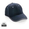 Impact AWARE™ 280gr Brushed rCotton 6 Panel Kontrast-Cap marineblau | ohne Werbeanbringung | Nicht verfügbar | Nicht verfügbar | Nicht verfügbar