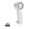 Twist wiederaufladbarer tragbarer Ventilator aus RCS rABS weiß
