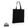 Impact AWARE™ recycelte Baumwolltasche 145gr mit Boden schwarz | ohne Werbeanbringung | Nicht verfügbar | Nicht verfügbar | Nicht verfügbar