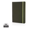 GRS-zertifiziertes rPET-A5-Notizbuch grün-grün | ohne Werbeanbringung | Nicht verfügbar | Nicht verfügbar