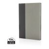 Words GRS zertifiziertes RPET & Kraft Notizbuch A5 grau | ohne Werbeanbringung | Nicht verfügbar | Nicht verfügbar