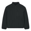 POD Stanley&Stella - Brooker Unisex-Sherpa-Jacke schwarz | XL | Nicht verfügbar | DTF Linke Brust | Nicht verfügbar