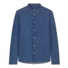 Stanley&Stella - Stanley Denim Shirt Mittelblau | S | ohne Werbeanbringung