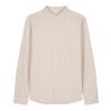 Stanley&Stella - Stanley Oxford Shirt beige | XXL | ohne Werbeanbringung