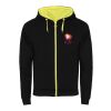 Fuji Kaputzensweatjacke Unisex Standard | schwarz-Fluor Yellow | roly- | ohne Werbeanbringung | Nicht verfügbar | Nicht verfügbar | Nicht verfügbar