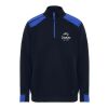 Maverick Pullover für Herren mit halbem Reißverschluss, 280 g/m2 Standard | Navy Blue-royalblau | L | ohne Werbeanbringung | Nicht verfügbar | Nicht verfügbar | Nicht verfügbar