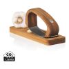 AdHoc RoccaAlio Knoblauchpresse mit Schneidebrett braun
