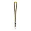 Reflektor Schlüsselband PMS Wunschfarbe | ohne Werbeanbringung | 12 mm | Dog-Clip | Metall-Verschluss | Ohne Safetyclip | Ausweishülle hoch
