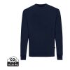 Iqoniq Zion Rundhals-Sweater aus recycelter Baumwolle navy blau | M | ohne Werbeanbringung | Nicht verfügbar | Nicht verfügbar | Nicht verfügbar