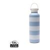 VINGA Lagoa Flasche aus RCS Stainless-Steel, 600ml hellblau-weiß | ohne Werbeanbringung | Nicht verfügbar | Nicht verfügbar