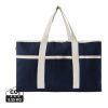 VINGA Volonne AWARE™ Strandtasche aus recyceltem Canvas blau-off white | ohne Werbeanbringung | Nicht verfügbar | Nicht verfügbar | Nicht verfügbar