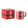 Emaille-Becher 300ml rot