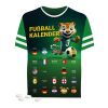Fußball-Design Event Kalender Trikot ohne Werbeanbringung | Mentos Kaudragee Mint