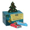 Geschenkbox Mini Weihnachten 4c Euroskala | 5 Alpenmilch-Schokotäfelchen