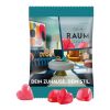 Minitüte 15 g Trolli Fruchtgummi Standardformen transparent | ohne Werbeanbringung | Herz rot | Folie