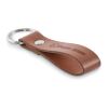 Schlüsselring mit Schlaufe PU braun | ohne Werbeanbringung | Nicht verfügbar | Nicht verfügbar