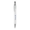 Druckkugelschreiber mit Stylus transparent