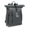 Rolltop-Rucksack 600D RPET dunkelgrau | ohne Werbeanbringung | Nicht verfügbar | Nicht verfügbar | Nicht verfügbar
