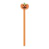 Holzbleistift mit Radiergummi orange