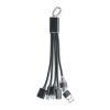 3in1 Ladekabel schwarz