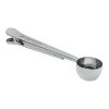 Dosierlöffel mit Klemme silber