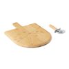 Pizza-Set Bambus holzfarben