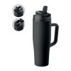 Doppelwandiger Becher 900ml schwarz