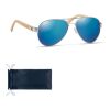 Sonnenbrille Bambus blau | ohne Werbeanbringung | Nicht verfügbar | Nicht verfügbar | Nicht verfügbar