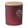 Kerze im Glas 280 g bordeaux | ohne Werbeanbringung | Nicht verfügbar | Nicht verfügbar