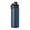Doppelwandige Flasche 500 ml mit Trageschlaufe marineblau
