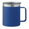 Doppelwandiger Becher 300 ml aus recyceltem Edelstahl blau | ohne Werbeanbringung | Nicht verfügbar | Nicht verfügbar | Nicht verfügbar