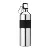 Trinkflasche aus Edelstahl zweifarbig mattsilber