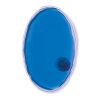Gel-Wärmekissen ovalförmig transparent-blau | ohne Werbeanbringung | Nicht verfügbar | Nicht verfügbar