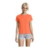 SPORTY DAMENT-SHIRT  140g neon orange | XL | ohne Werbeanbringung | Nicht verfügbar | Nicht verfügbar | Nicht verfügbar