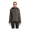 RACE WOMEN HOODED JACKET anthrazitgrau | L | ohne Werbeanbringung