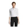 Effect Damen-Stretchbluse weiß | M