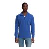 Ness Fleece-Sweatshirt mit Viertelreißverschluss königsblau | S