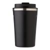 Doppelwandiger Becher aus Edelstahl Schwarz | ohne Werbeanbringung | Nicht verfügbar | Nicht verfügbar