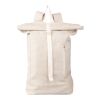 Hanf (280 gr/m2) Rolltop Rucksack Margarete beige | ohne Werbeanbringung | Nicht verfügbar | Nicht verfügbar