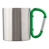 Doppelwandiger Kaffeebecher Carbine aus Edelstahl 185 ml Grün | ohne Werbeanbringung | Nicht verfügbar | Nicht verfügbar