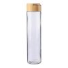 Glas Trinkflasche 500 ml Klarheit Braun