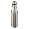 Doppelwandige Edelstahlflasche 500 ml Clifford aus recyceltem Stahl Silber